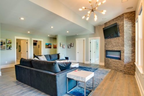 Home Additions in Brentwood, TN - Basement Entertainment