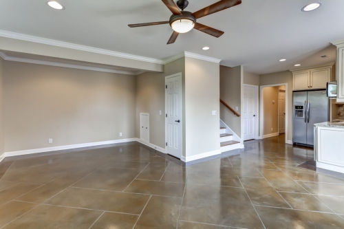 Home Additions in Brentwood, TN - Basement Flooring