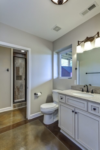 Home Additions in Brentwood, TN - Basement Bathroom View 2