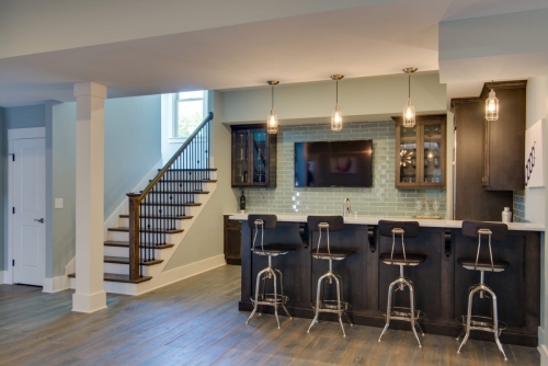 Home Additions in Brentwood, TN - Basement Bar