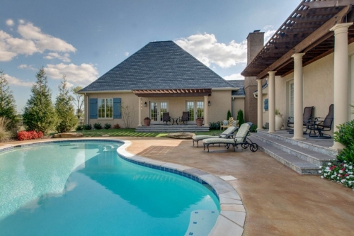 Custom Home Design by General Contractors - Brentwood, TN Pool