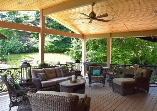 Outdoor Living Space - Brentwood Additions for Deck