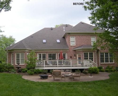 Outdoor Living - Brentwood, TN Home Before